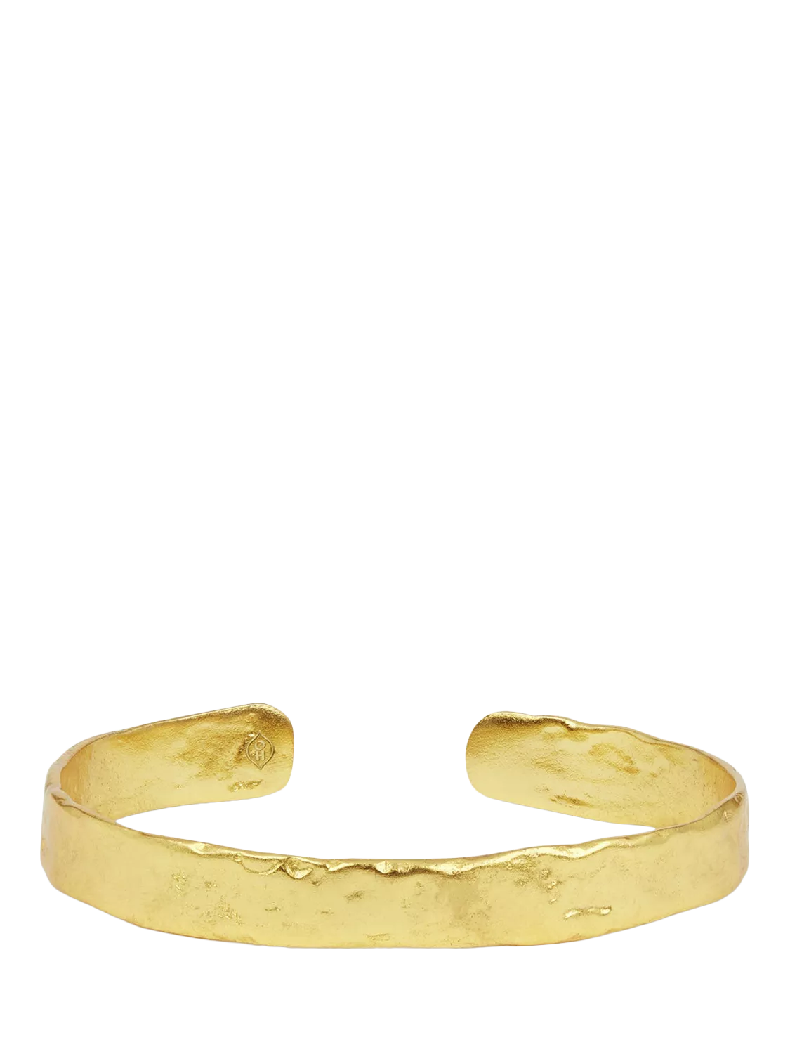 Ottoman Hands gold textured cuff bracelet, imported from the UK