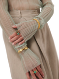 Ottoman Hands gold plated adjustable cuff bracelet - British product