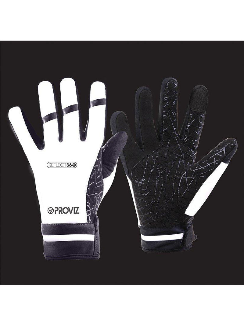 Proviz reflective waterproof cycling gloves, imported from the UK