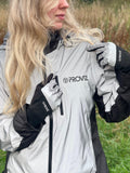 Proviz reflective running gloves silver, UK version