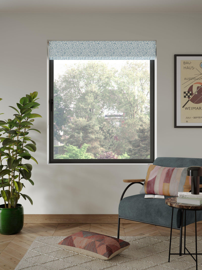 John Lewis Roman blind Ice Blue, UK version