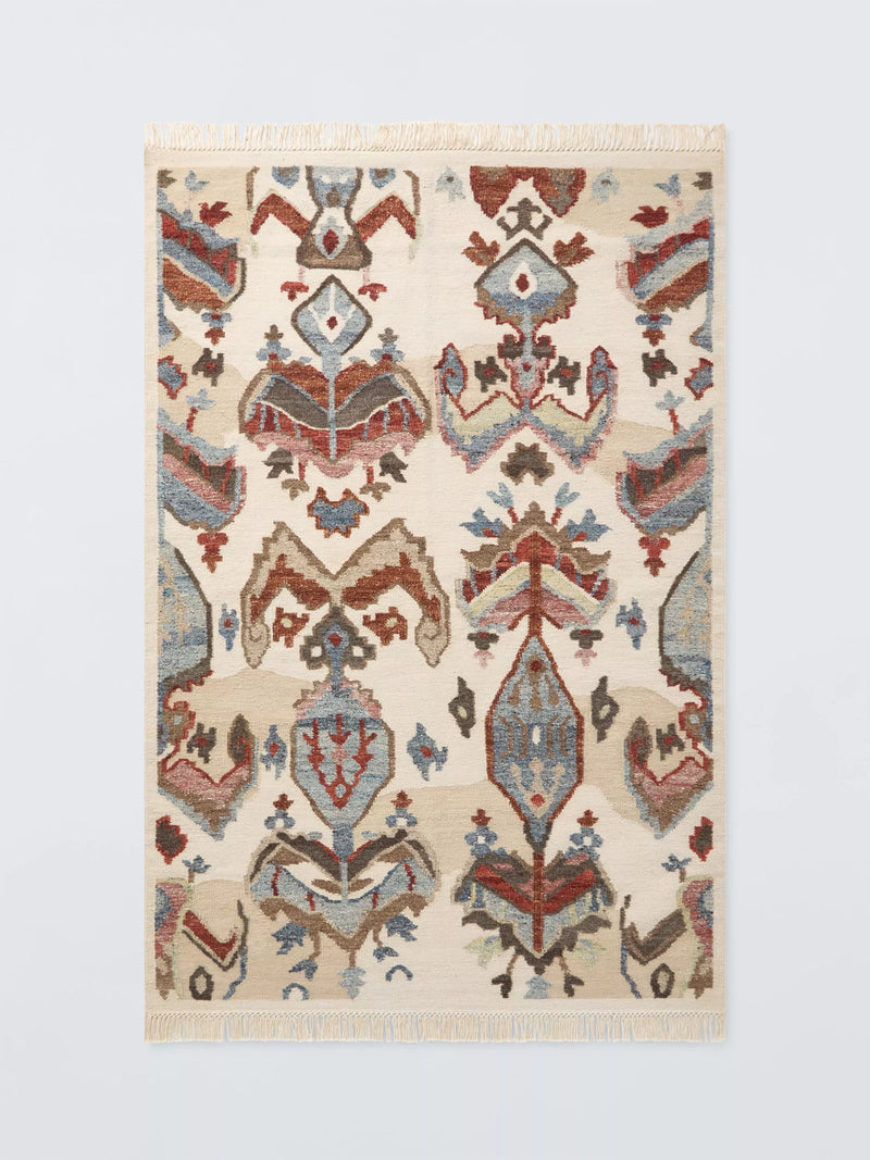 John Lewis Farah Ikat wool rich rug 180x120cm - British product