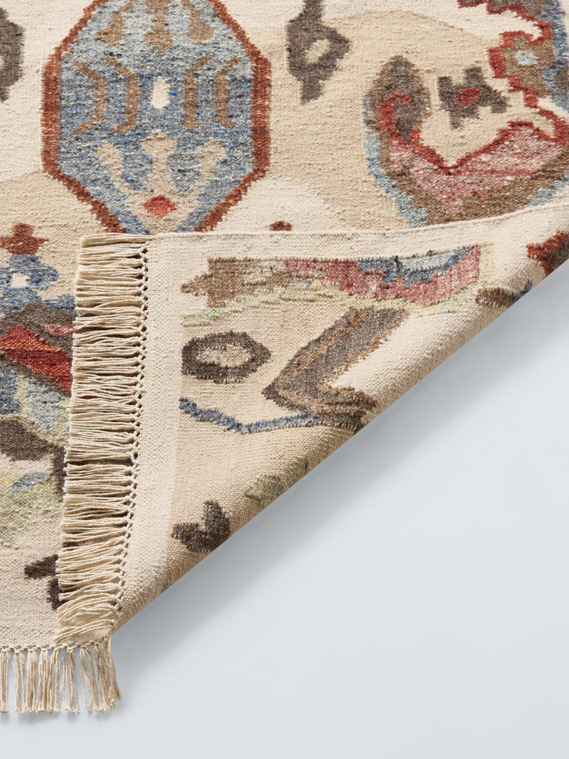 John Lewis Farah Ikat wool rich rug 180x120cm - British product