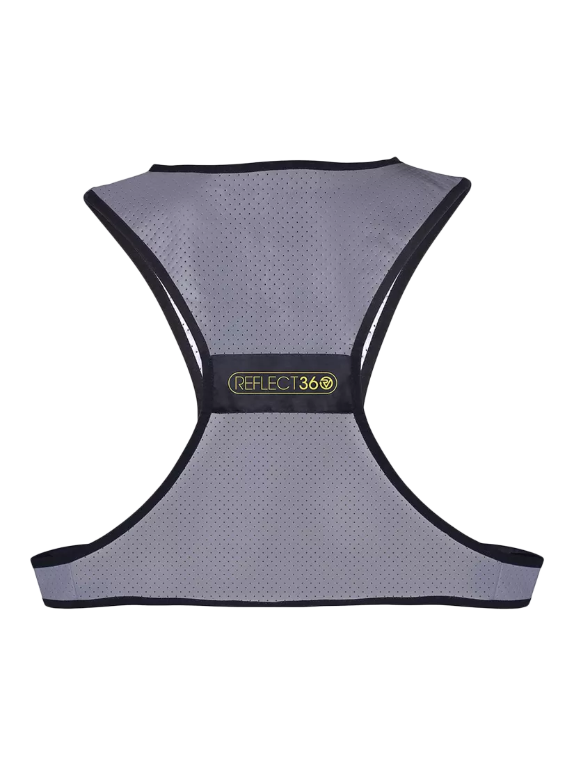Proviz reflective running vest in silver, British brand