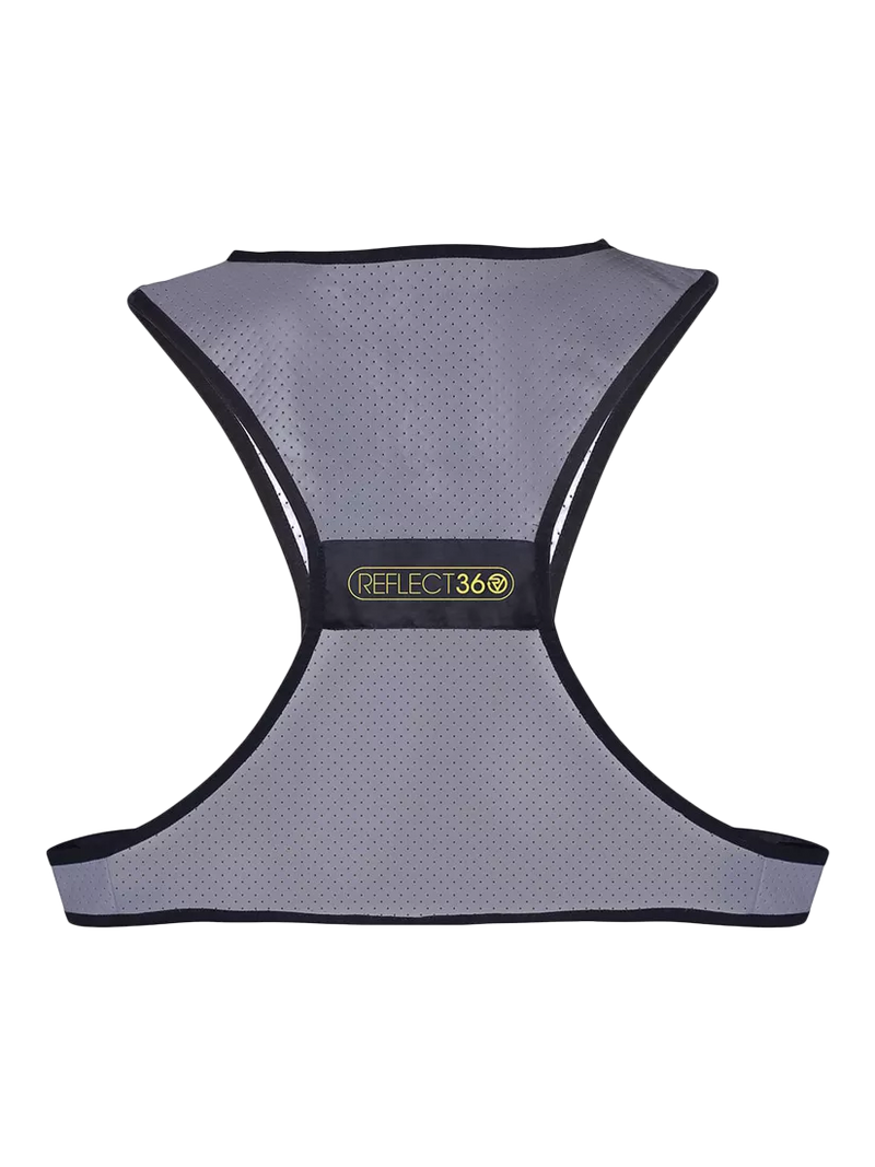 Proviz reflective running vest in silver, British brand