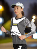 Proviz reflective running vest in silver, British brand