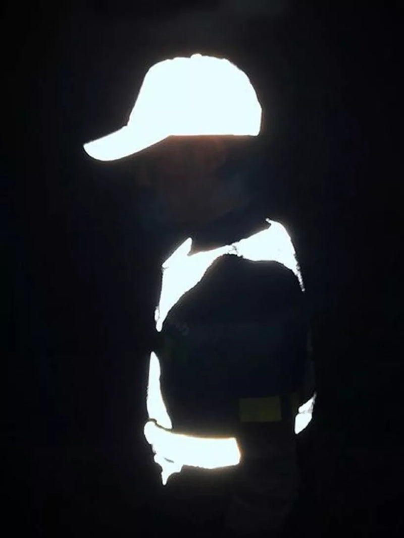 Proviz reflective running vest in silver, British brand
