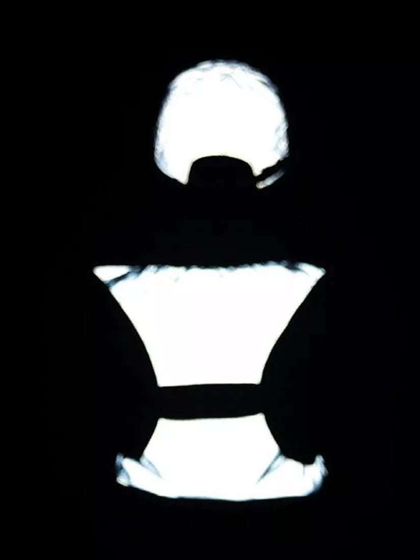 Proviz reflective running vest in silver, British brand