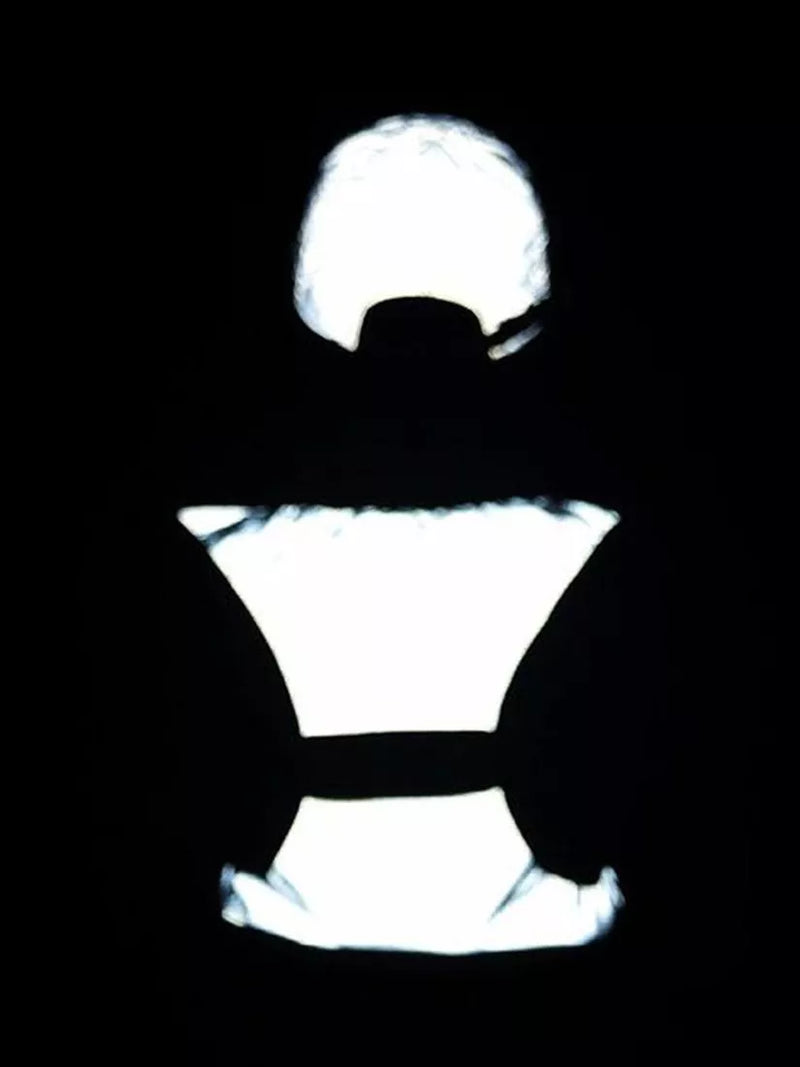 Proviz reflective running vest in silver, British brand