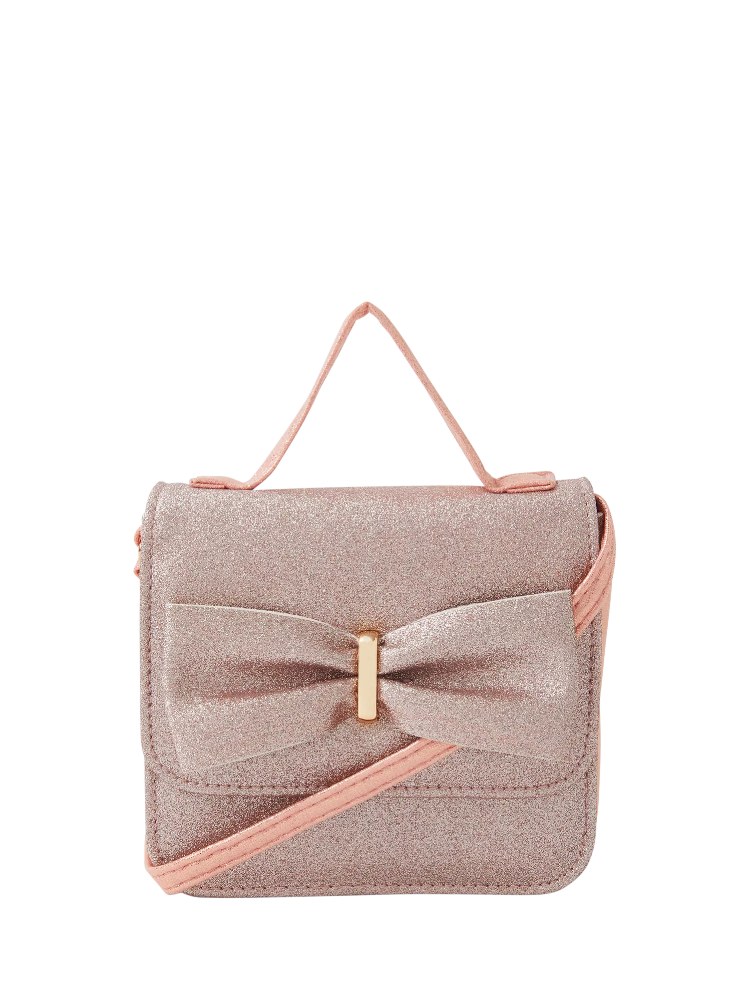 Angels by Accessorize pink glitter party bag, UK version