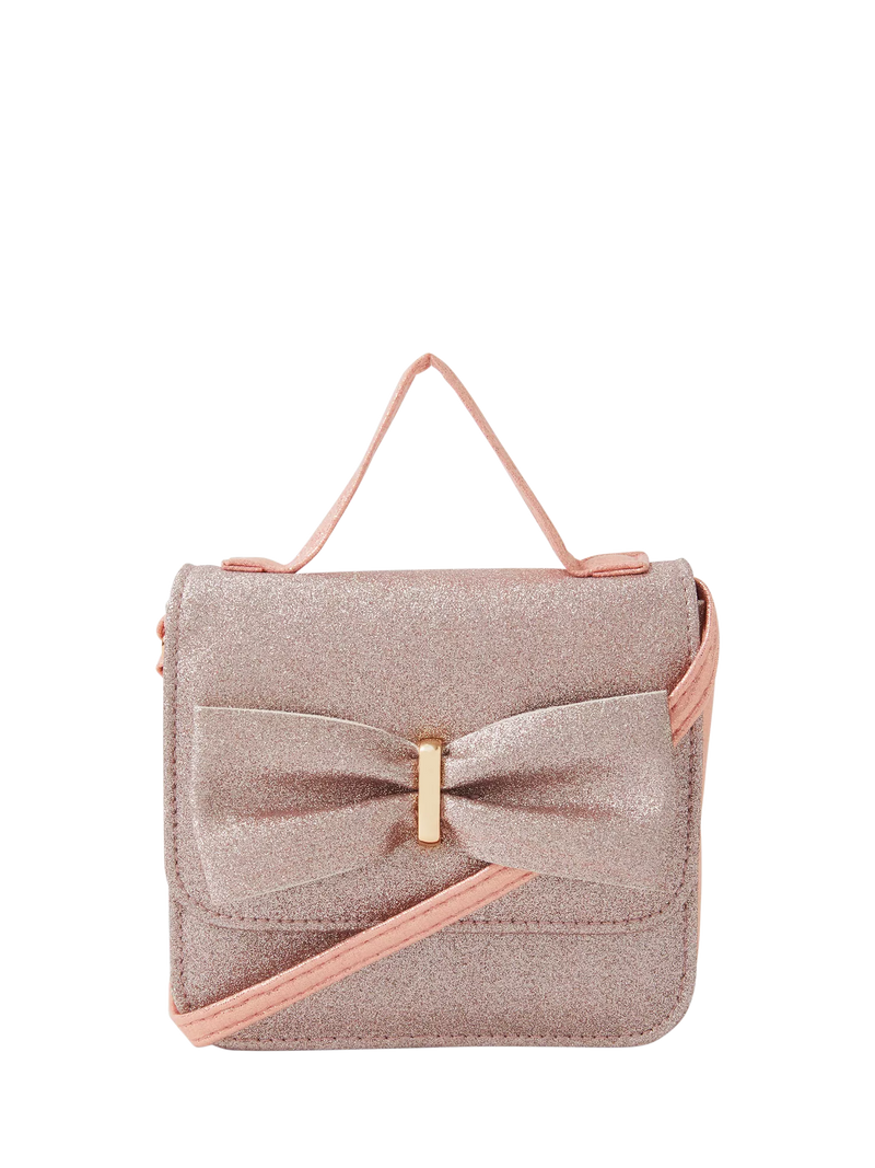 Angels by Accessorize pink glitter party bag, UK version