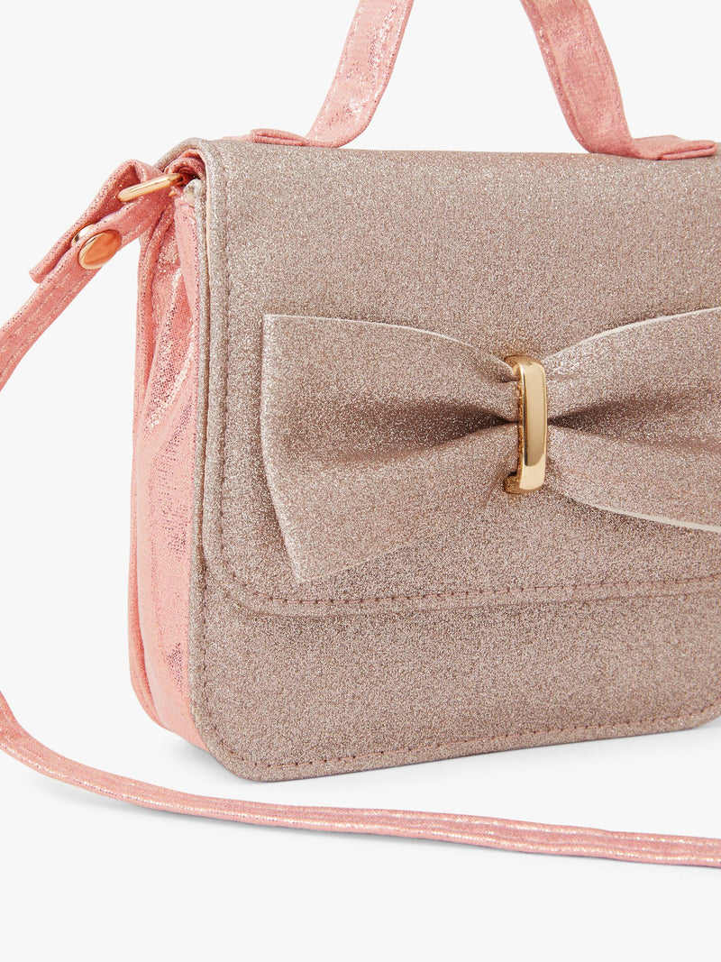 Angels by Accessorize pink glitter party bag, UK version