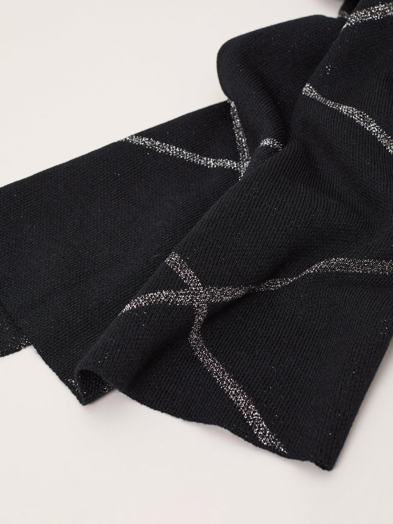 Phase Eight sparkle scarf black 180x60cm, imported from the UK