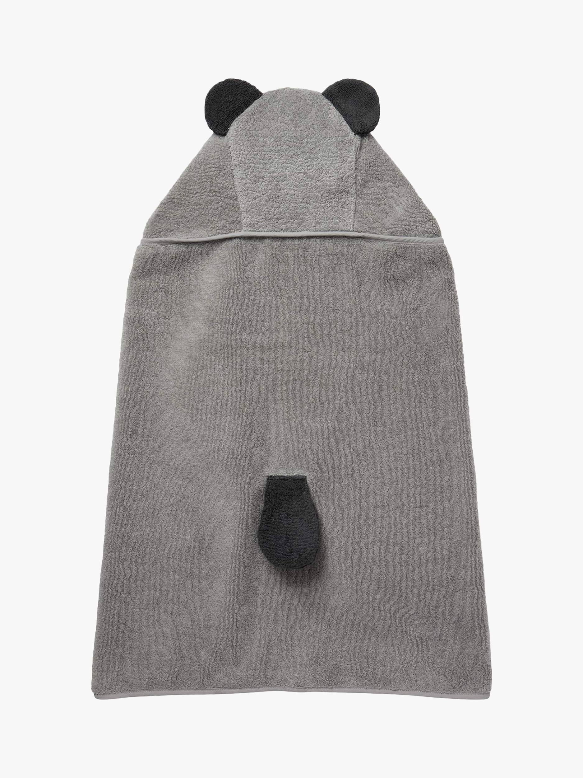 MORI baby hooded towel panda grey, UK version