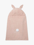 MORI baby hooded towel blush bunny design (British brand)