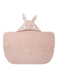 MORI baby hooded towel blush bunny design (British brand)