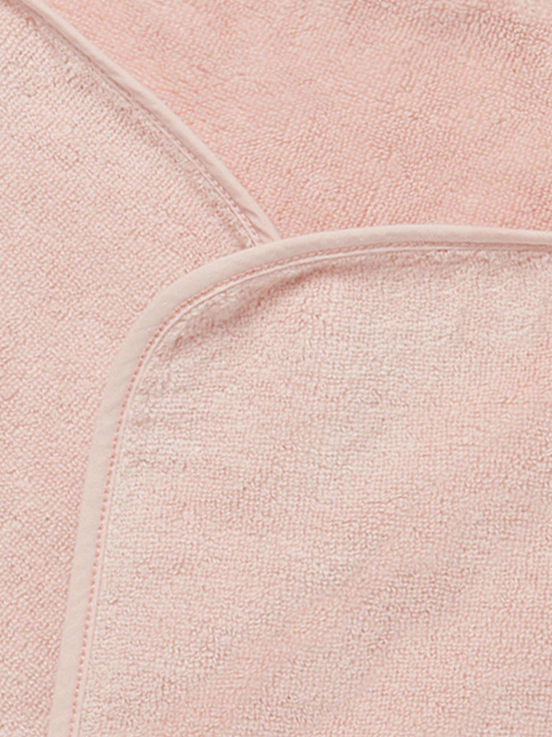 MORI baby hooded towel blush bunny design (British brand)