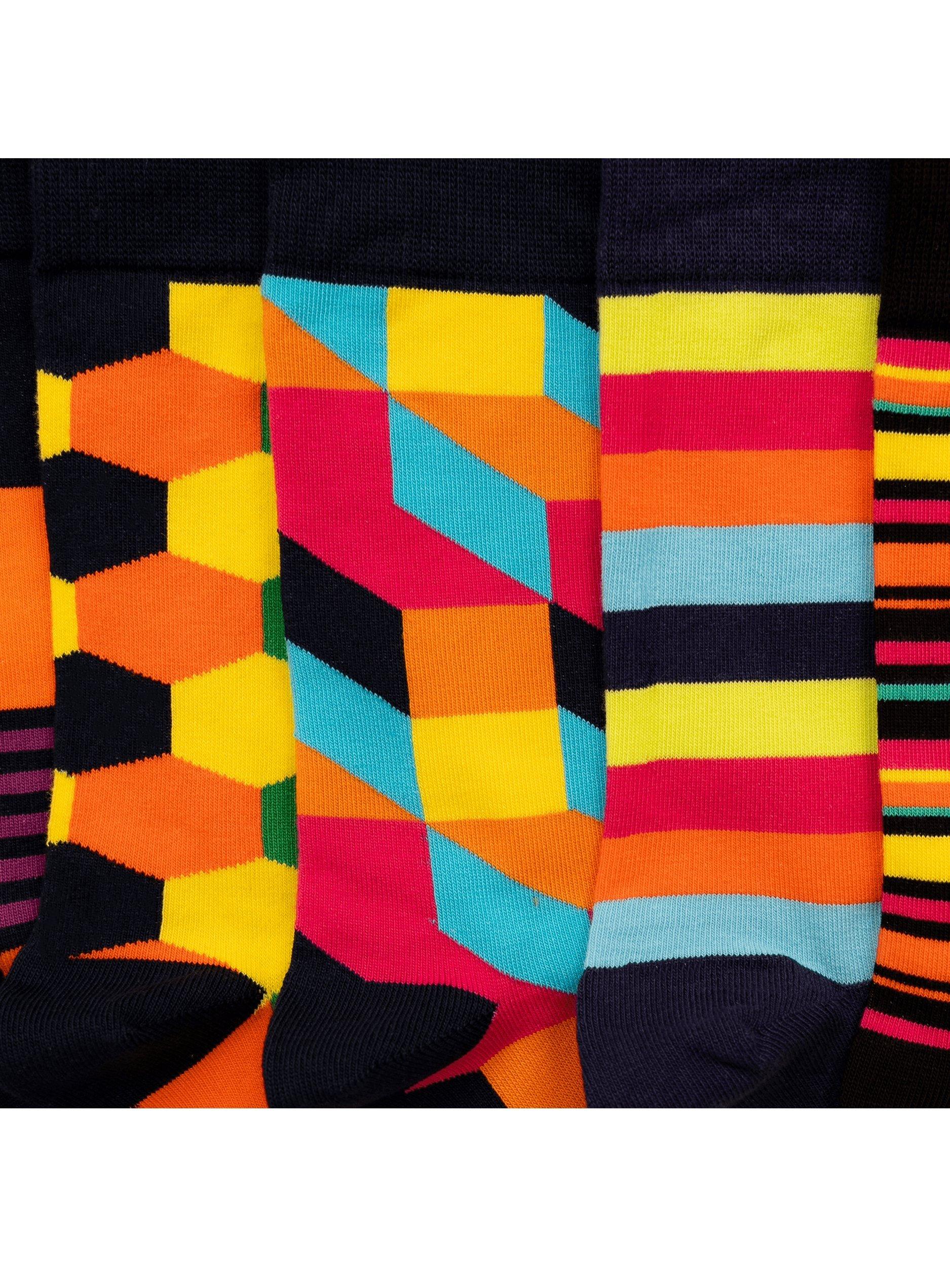 OddBalls Mix & Match stretch cotton socks pack of 7, UK version