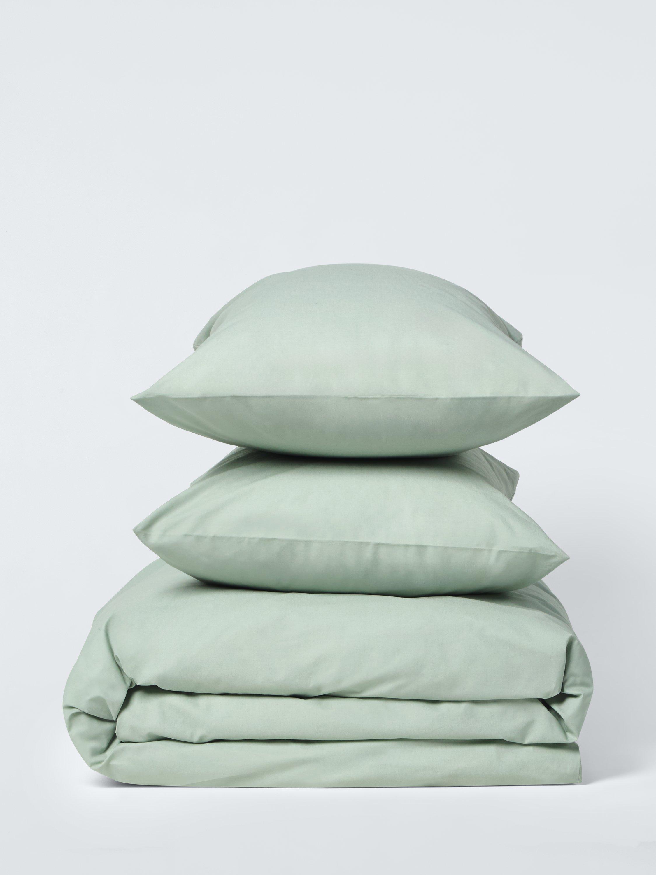 John Lewis green light duvet cover set double (British brand)
