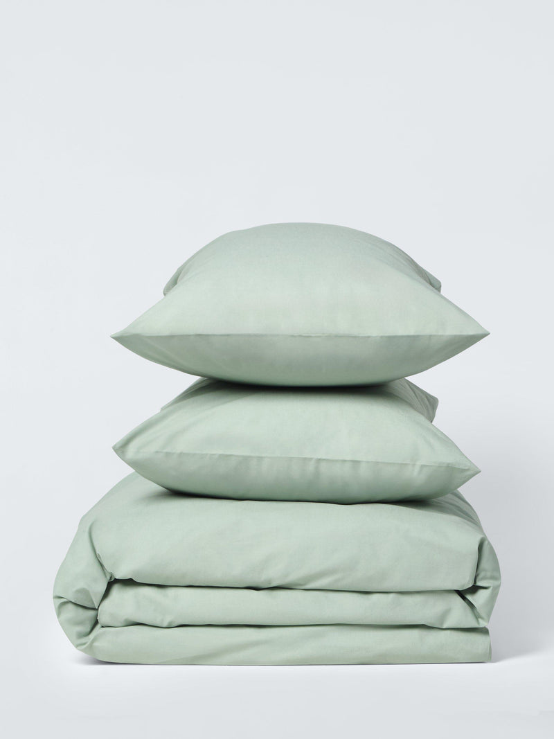 John Lewis green light duvet cover set double (British brand)