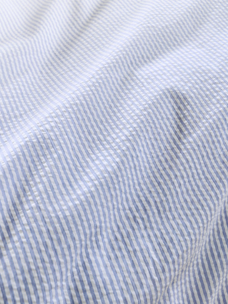 Christy cotton stripe seersucker duvet cover set, UK version