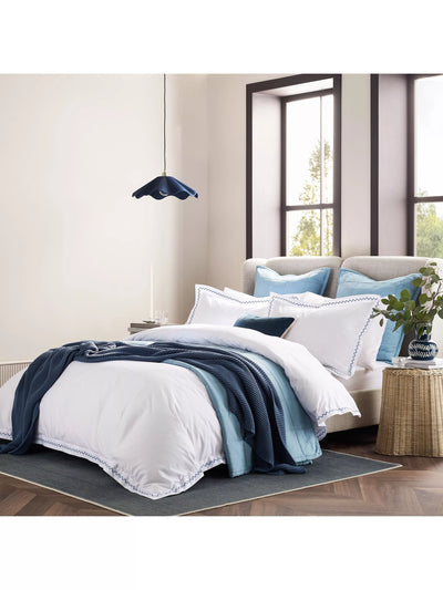 John Lewis Christy Wave Duvet Cover Set Double- Buy online at McGrocer