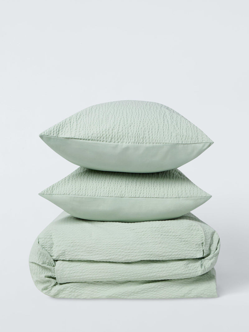 John Lewis seersucker duvet cover set double, imported from the UK