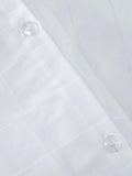 John Lewis white satin stripe duvet cover set single British brand