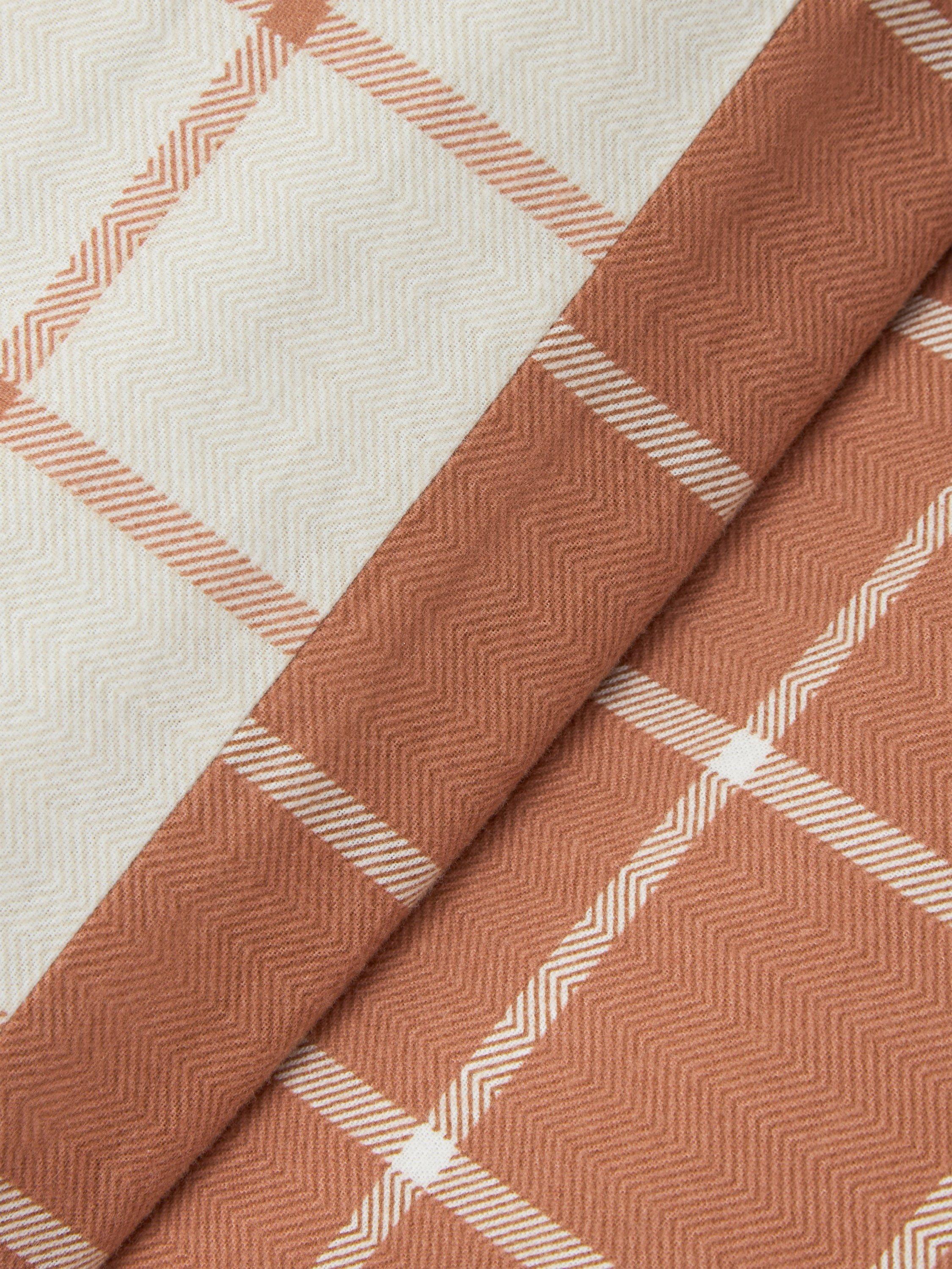 John Lewis brushed cotton windowpane check duvet cover set super king, imported from the UK