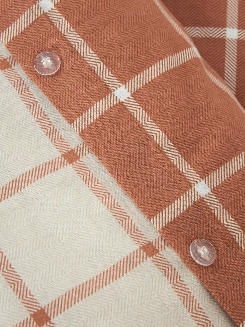 John Lewis brushed cotton windowpane check duvet cover set super king, imported from the UK