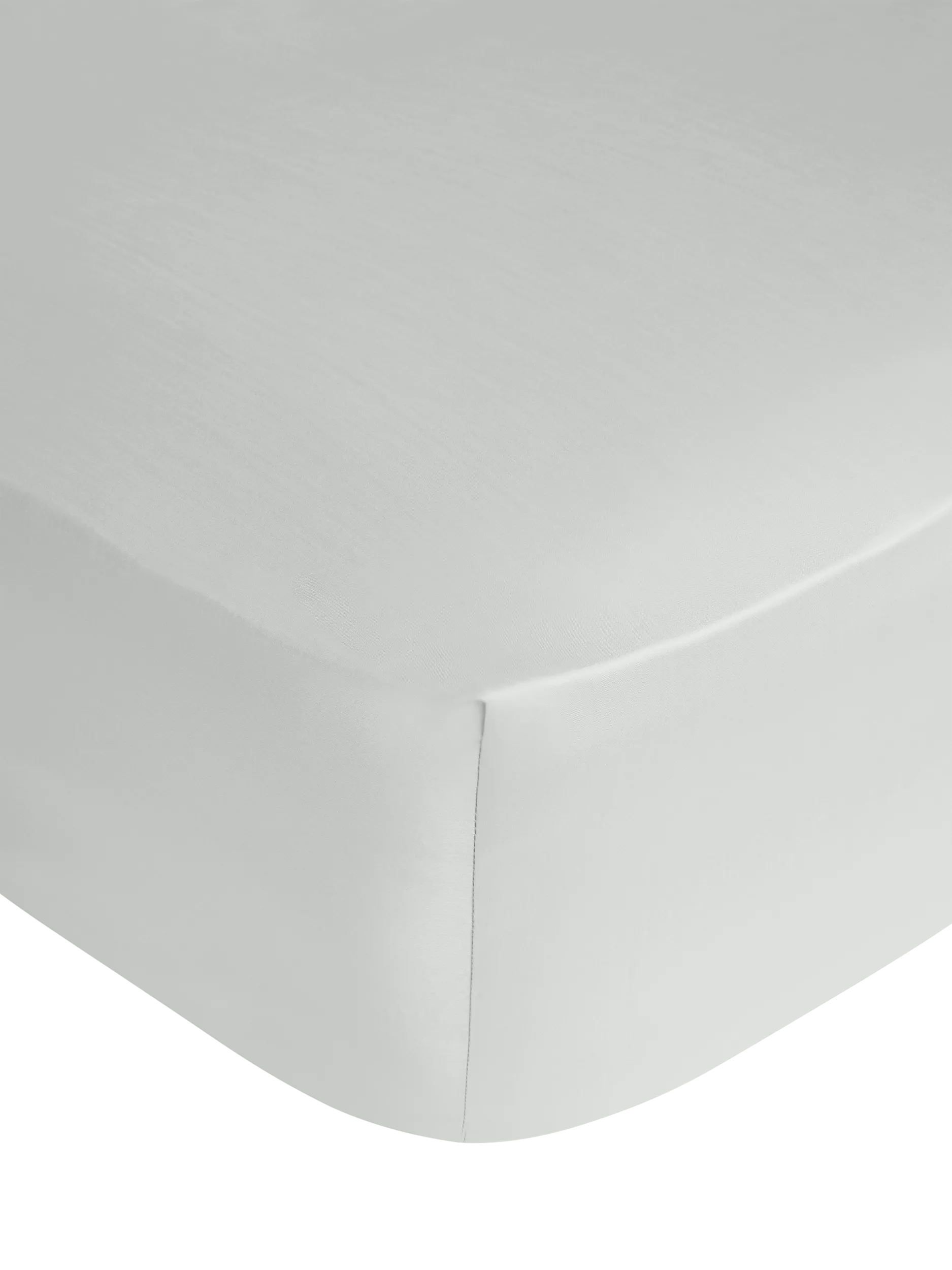 John Lewis 300 Thread Count Fitted Sheet containing TENCEL™ Lyocell, Grey, Double