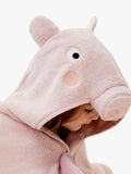 MORI Peppa Pig hooded bath towel in pink (British brand)