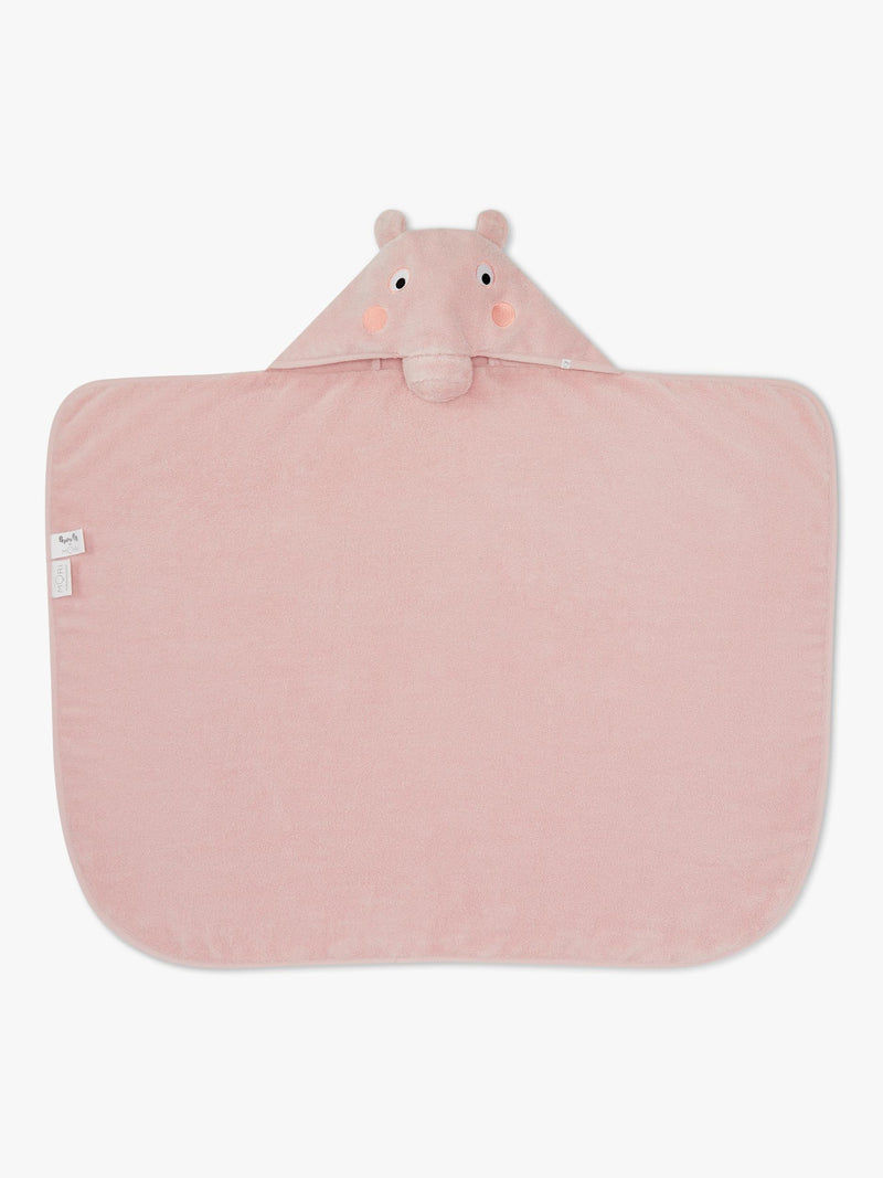 MORI Peppa Pig hooded bath towel in pink (British brand)