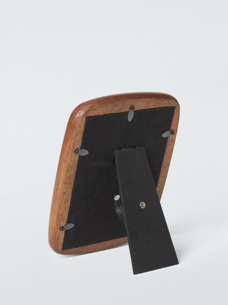 John Lewis organic curved wood photo frame dark walnut 4x6 inch, UK version