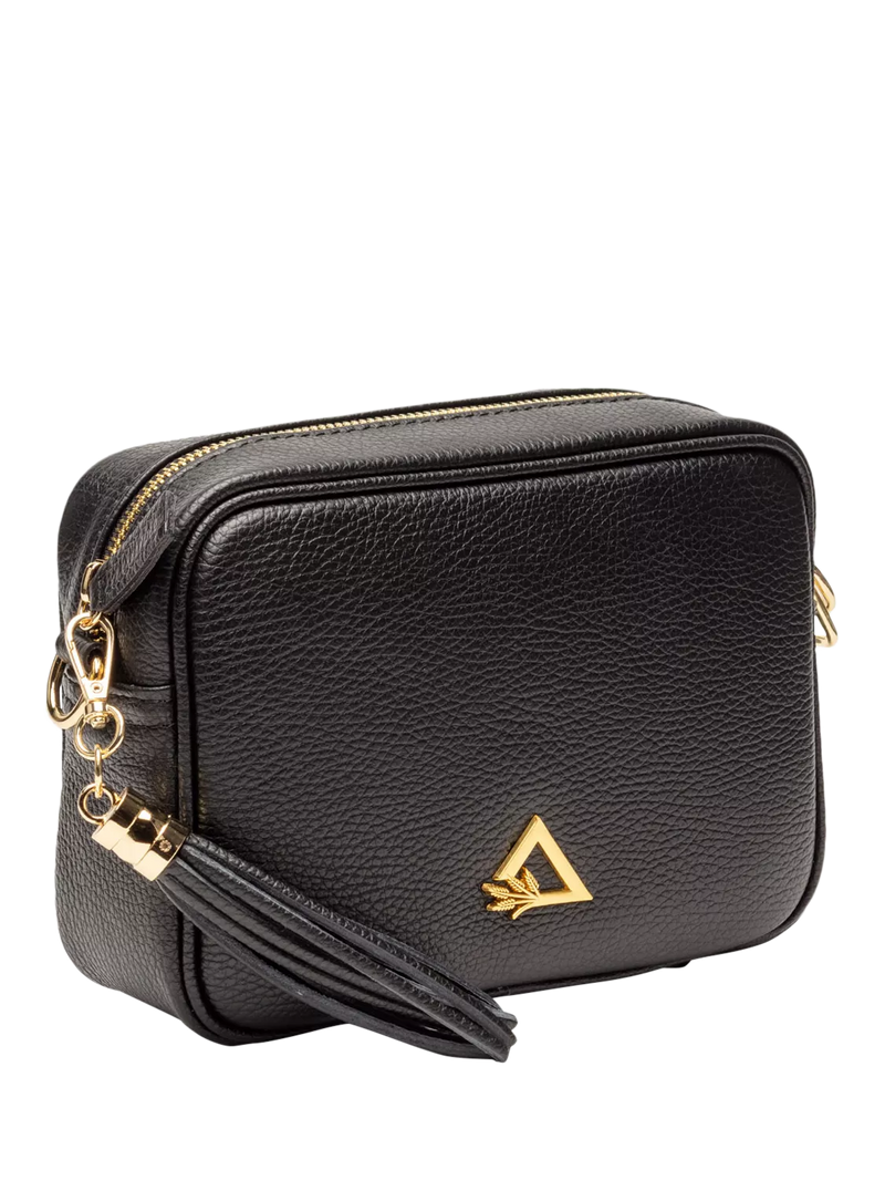 Hay Life leather camera bag black, imported from the UK