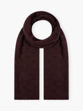 Brora pointelle knit cashmere scarf 130x27cm - British product
