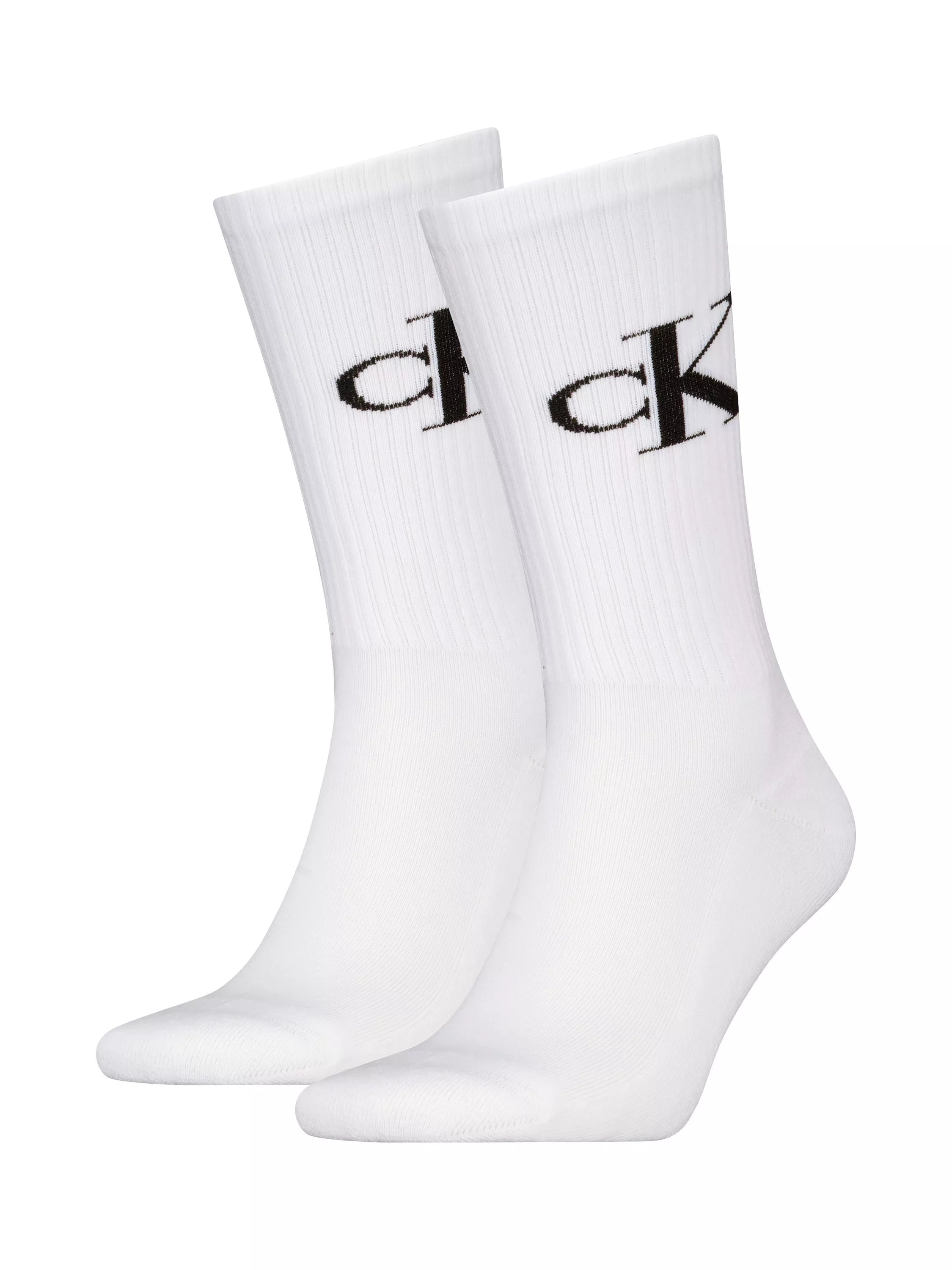 Calvin Klein white crew socks pack of two - British product
