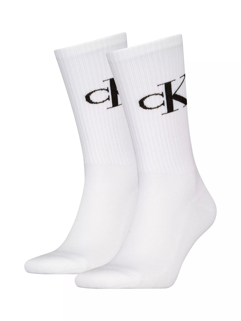 Calvin Klein white crew socks pack of two - British product