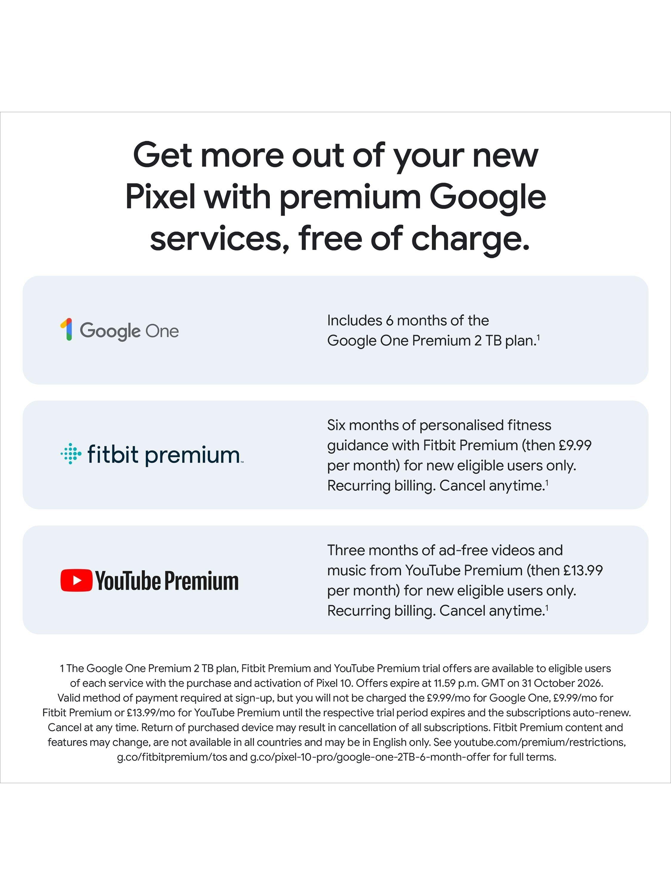 Google Pixel 10 128GB smartphone (British brand)