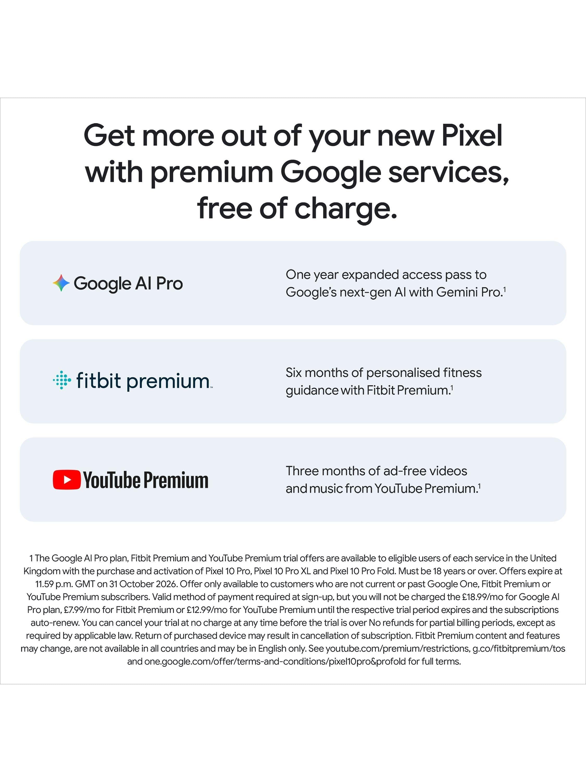 Google Pixel 10 Pro Fold foldable smartphone 6.4 inch (British brand)