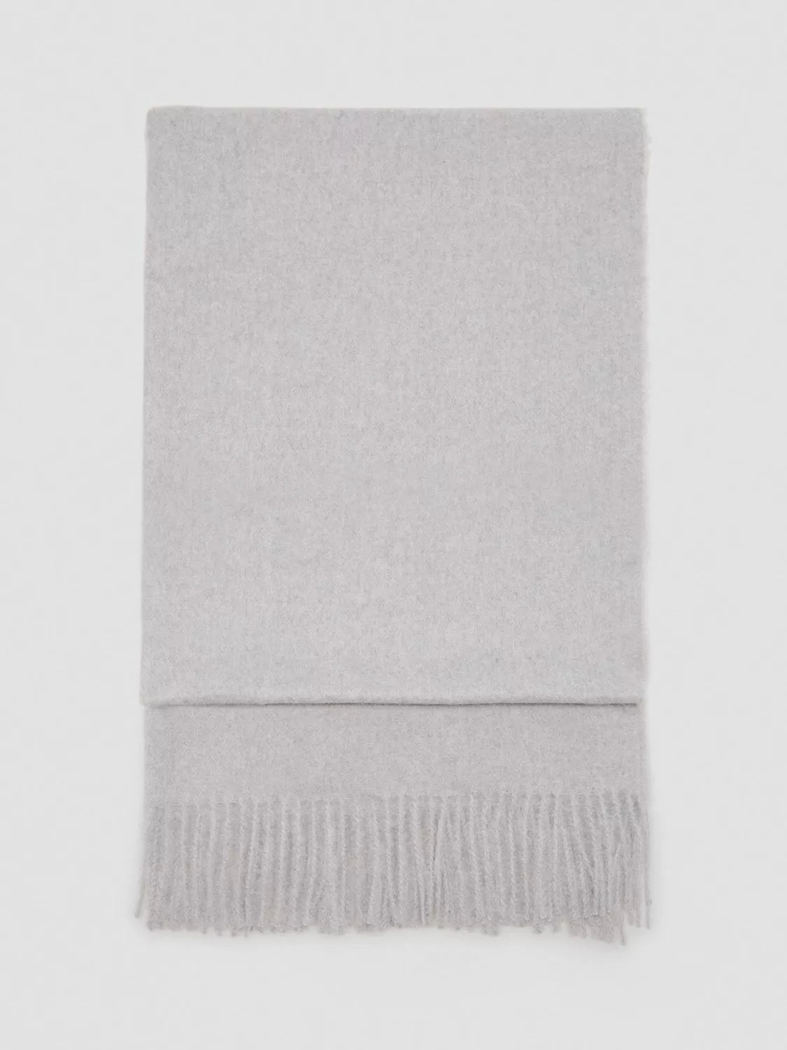 Mango Sweet Rectangular Scarf, Pastel Grey, One Size