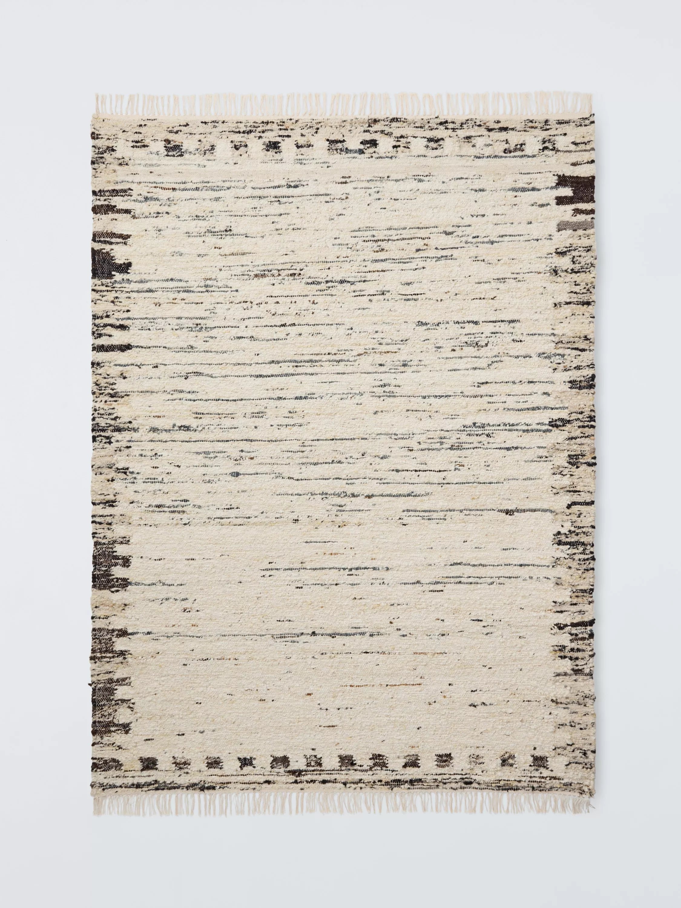 John Lewis Alder Border rug natural 180x120cm, imported from the UK