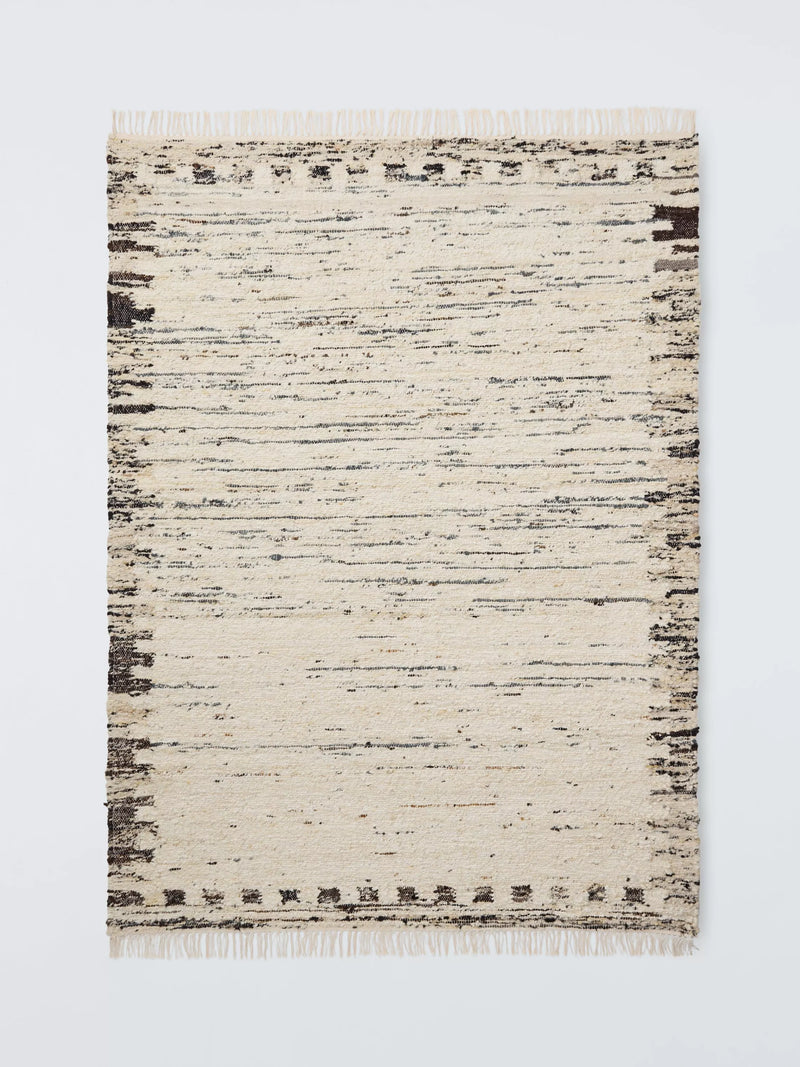 John Lewis Alder Border rug natural 180x120cm, imported from the UK