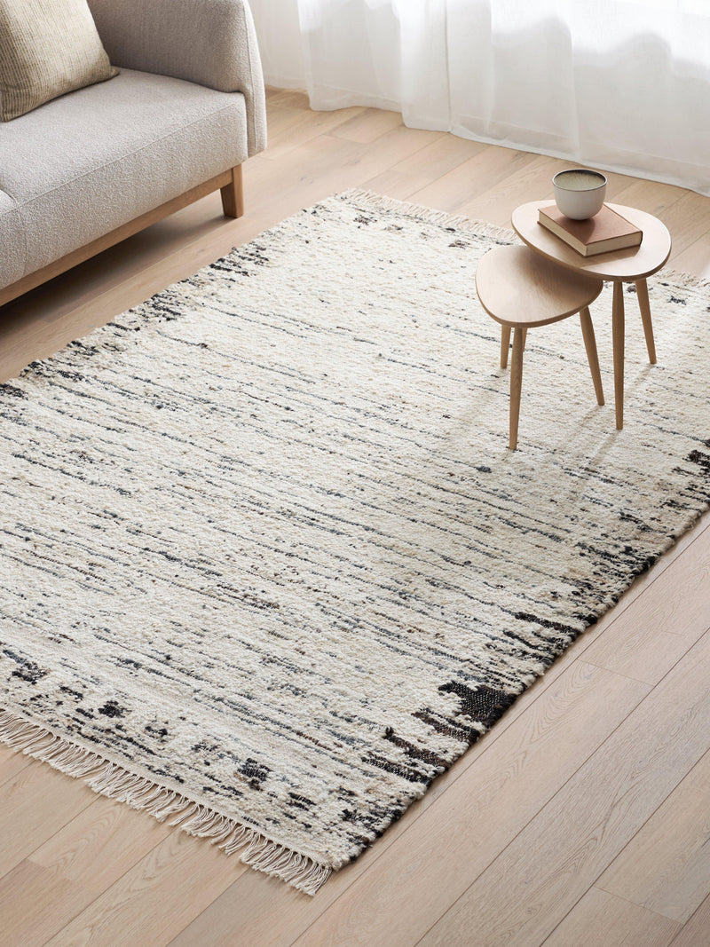 John Lewis Alder Border rug natural 180x120cm, imported from the UK