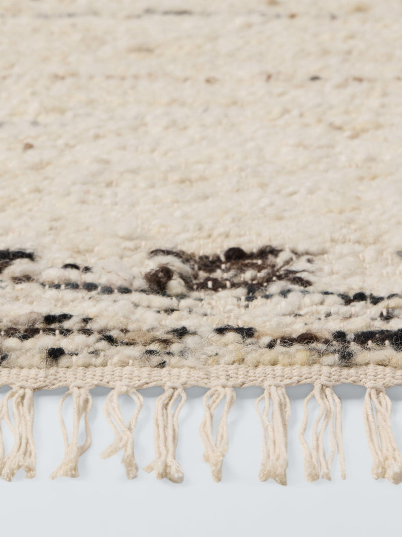 John Lewis Alder Border rug natural 180x120cm, imported from the UK
