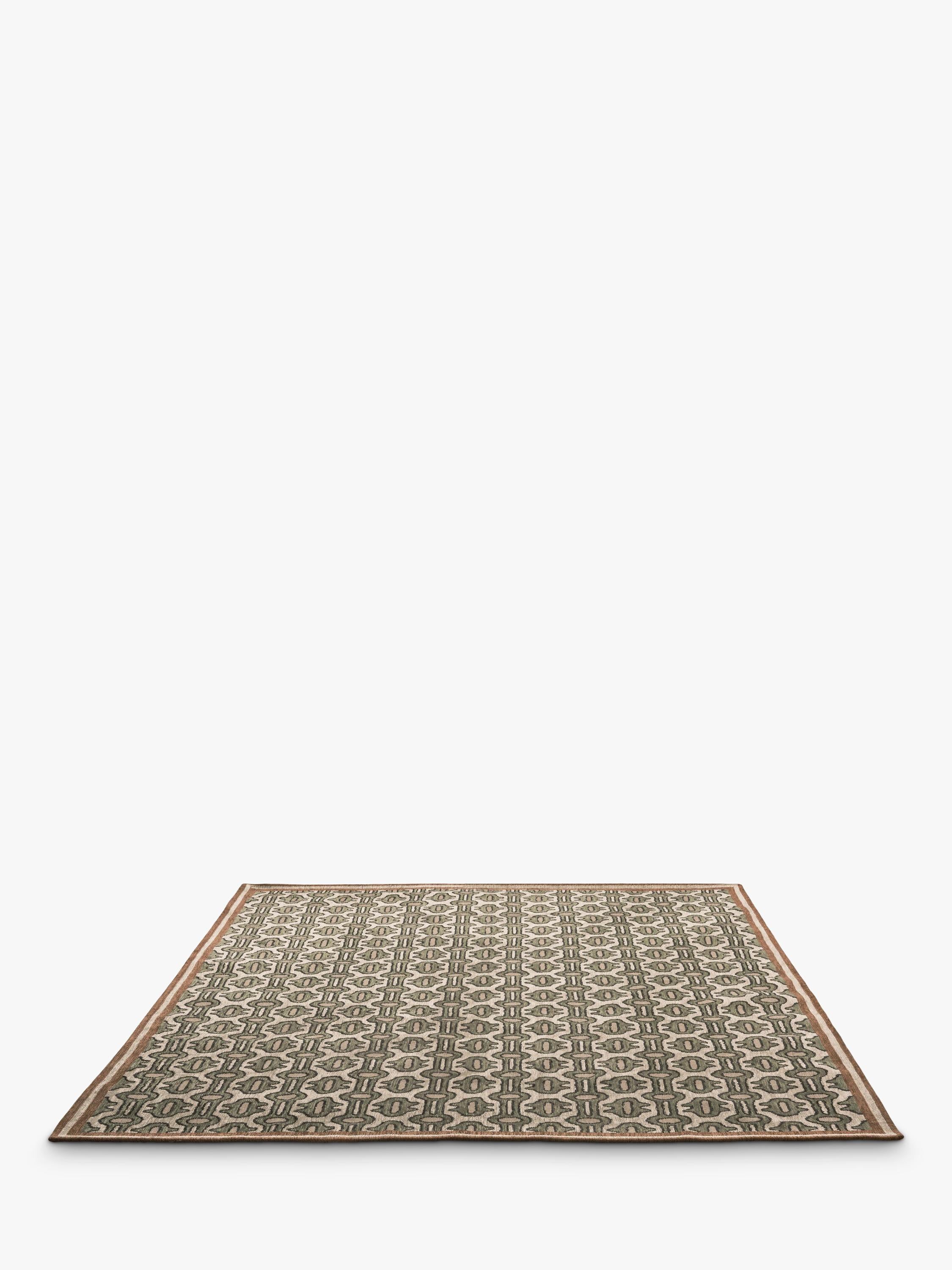 Sanderson Matmi abstract rug avocado green 200x140cm - British product