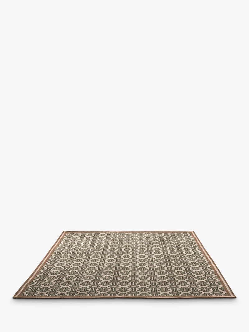 Sanderson Matmi abstract rug avocado green 200x140cm - British product
