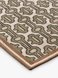 Sanderson Matmi abstract rug avocado green 200x140cm - British product