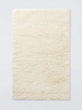 John Lewis shaggy wool rug natural 180x120cm, imported from the UK