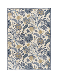 Sanderson Shalimar floral blue wool rich rug 200x140cm - British product